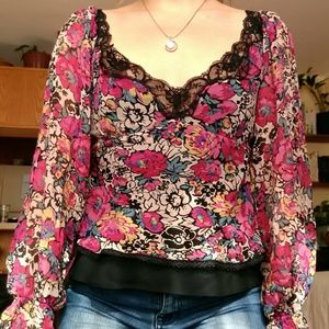 Floral Betsey Johnson Blouse